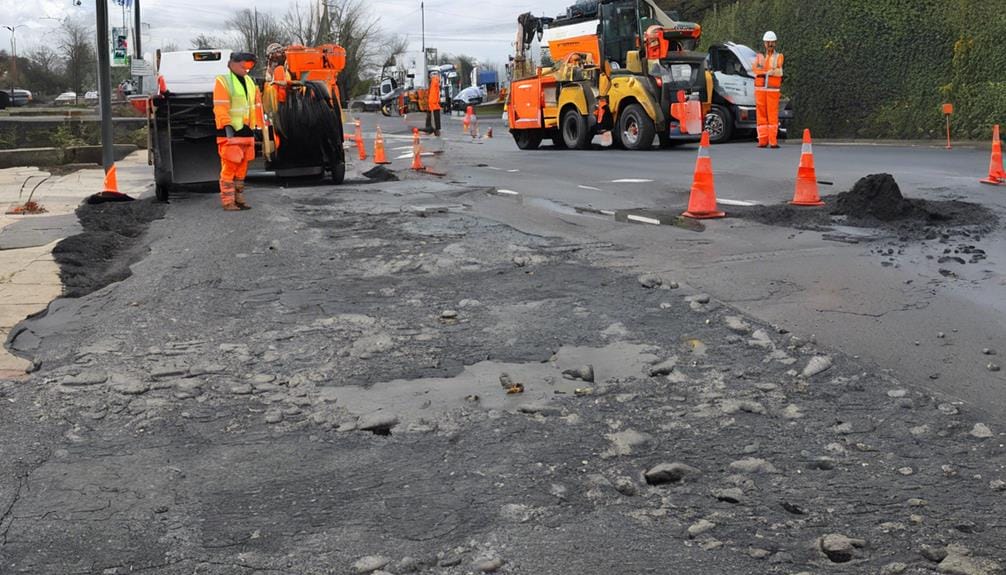 timely repair of road potholes