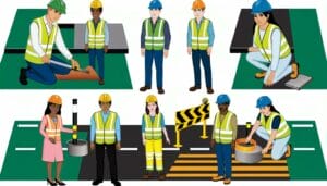 werknemersbescherming bij wegaanleg